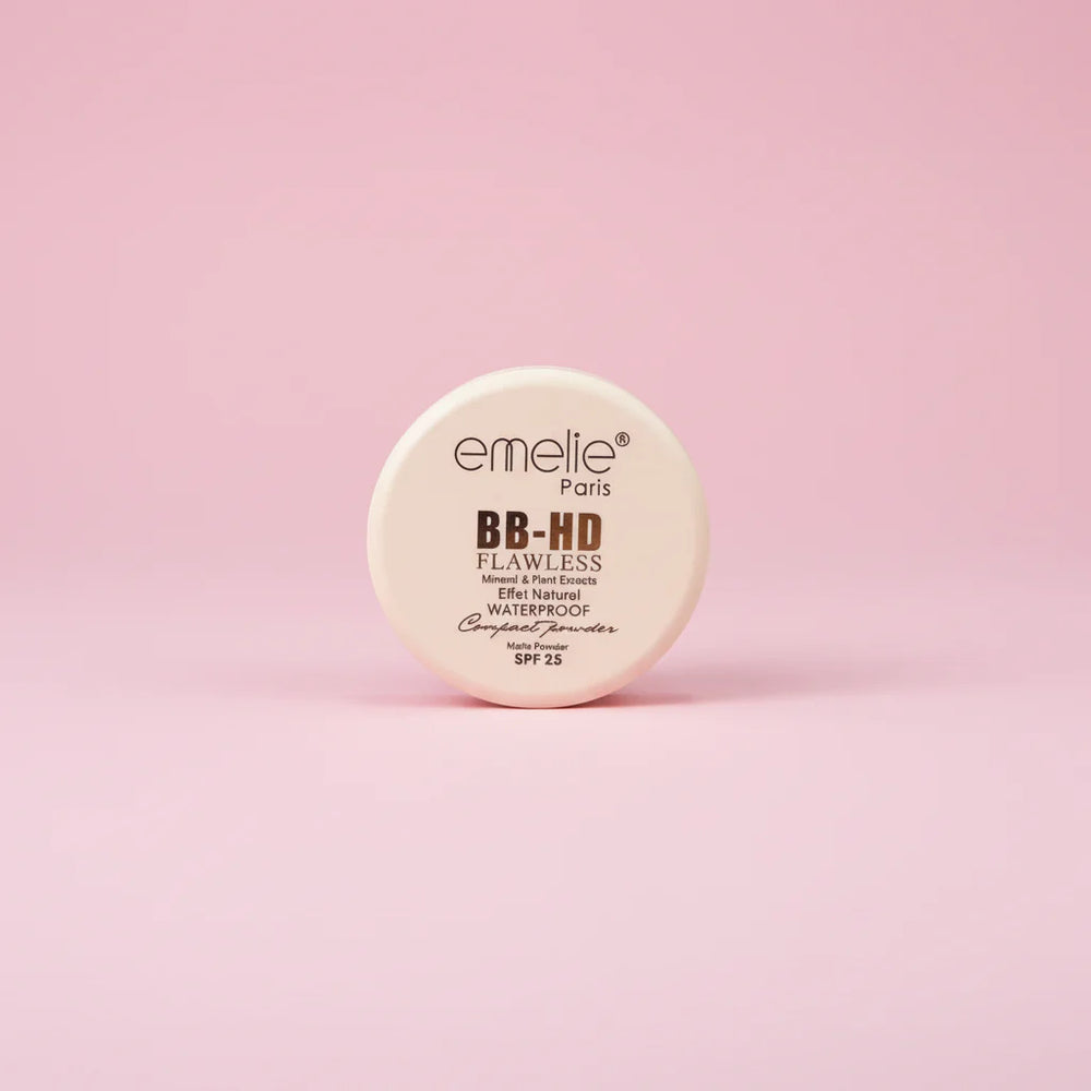 Emelie 2in1 BB HD Flawless Compact Powder Emelie