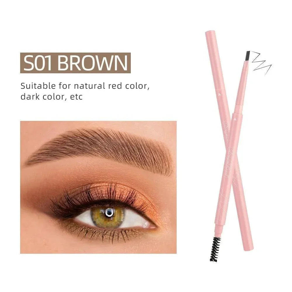 Dragon Ranee 2 In 1 Eyebrow Pencil – Natural Waterproof Smooth Dragon Ranee