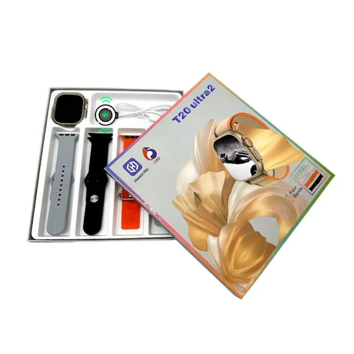 T20 Ultra 2 Series 8 Space Aluminum Case 49MM Full Screen Smartwatch T20 Ultra