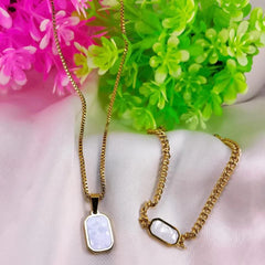 Stainless Steel Locket Bracelet Set – Each Cosmia