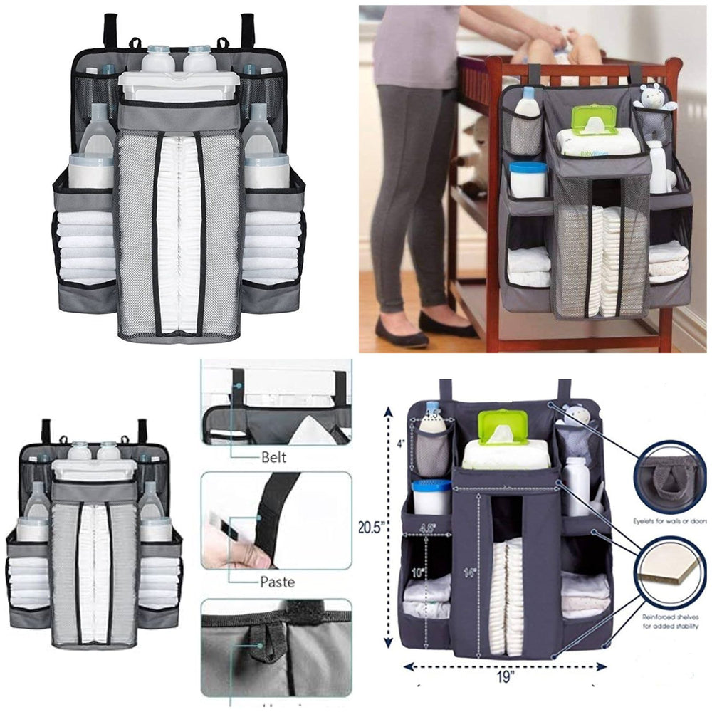 Diaper Organizer for Changing Table and Crib Diaper Stacker Cosmia.pk