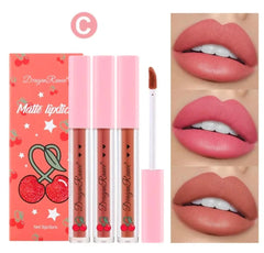3 Pcs Dragon Ranee Ice Love Little Smoke Tube Lipstick Dragon Ranee