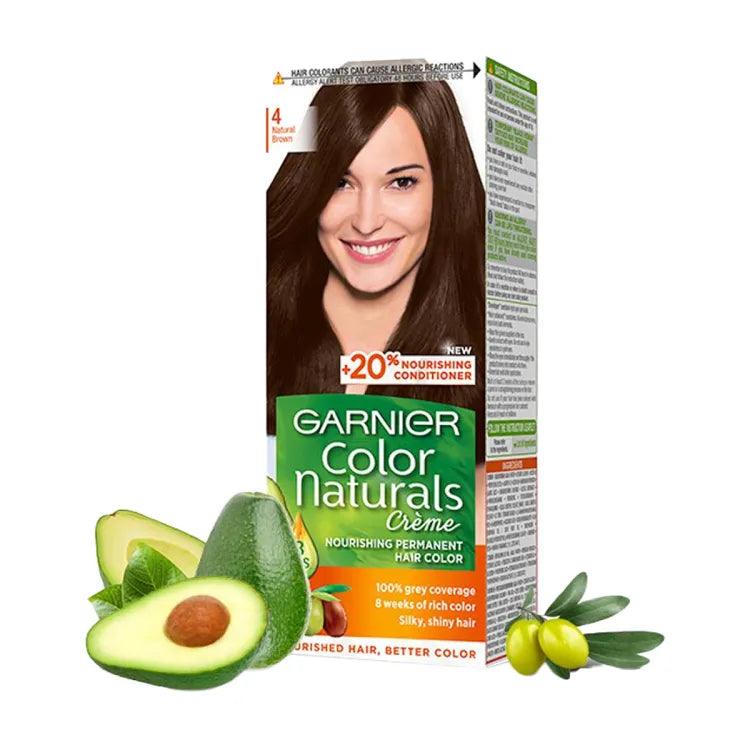 Garnier - Color Naturals Crème Hair Color - 4 Brown Garnier