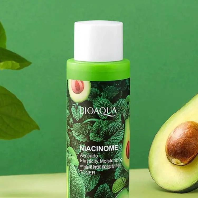5 Pcs Bioaqua Niacinome Avocado Elasticity Moisturizing Skin Care Set. Bioaqua