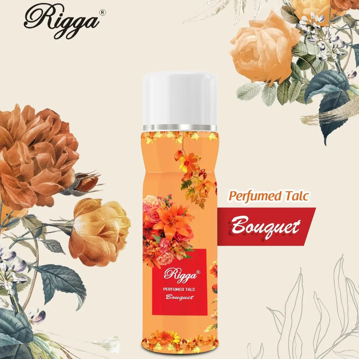 Rigga Bouquet Talcum Perfume 250g Rigga