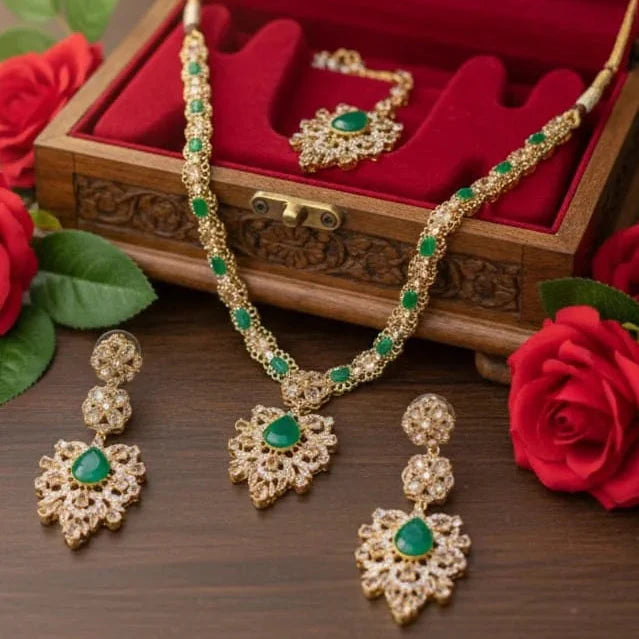 Zircon Necklace Set – Best Quality Cosmia