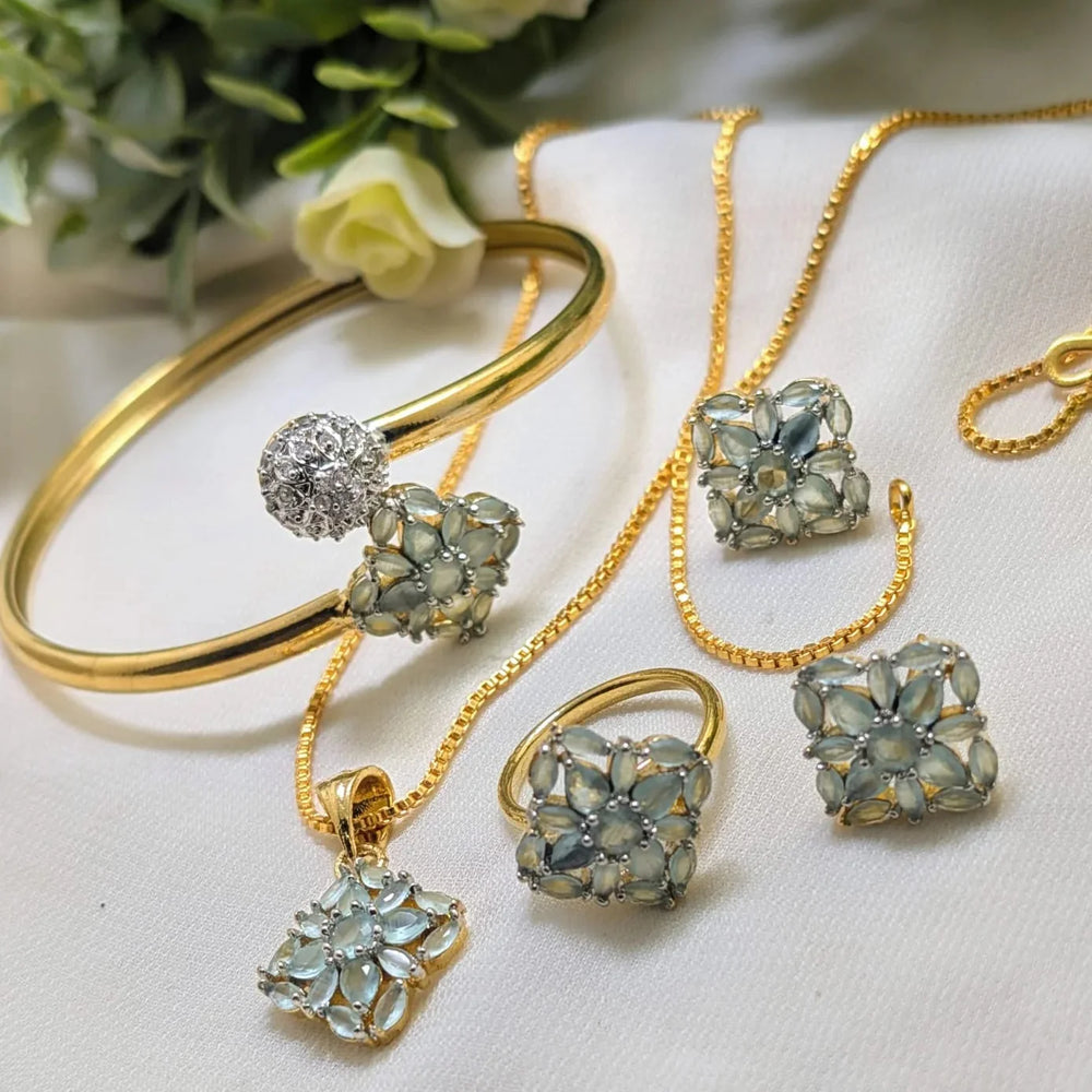 Zircon Combo Set AD – Adjustable Ring & Kara Cosmia