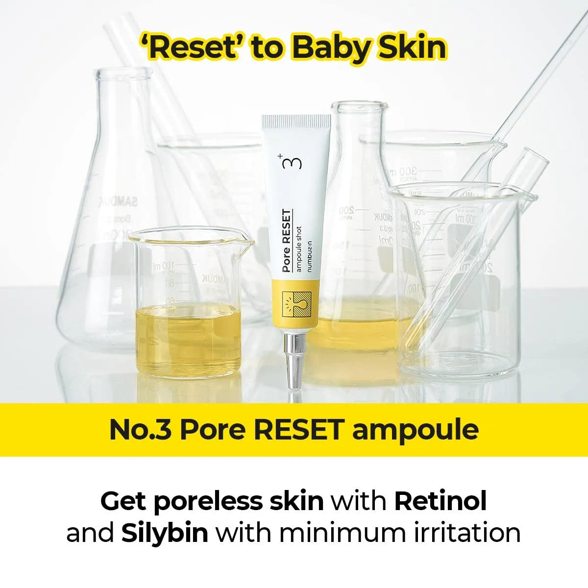 Numbuzin No.3 Pore Reset Ampoule Shot - 25ml Numbuzin
