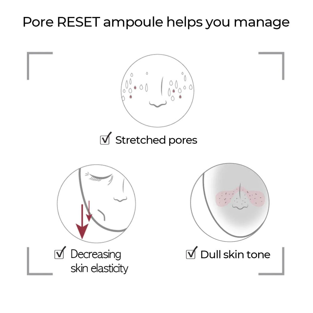 Numbuzin No.3 Pore Reset Ampoule Shot - 25ml Numbuzin