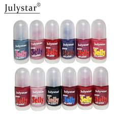 Julystar Glossy Jelly Peel off Nail Polish (Pack of 12Pcs) JulyStar