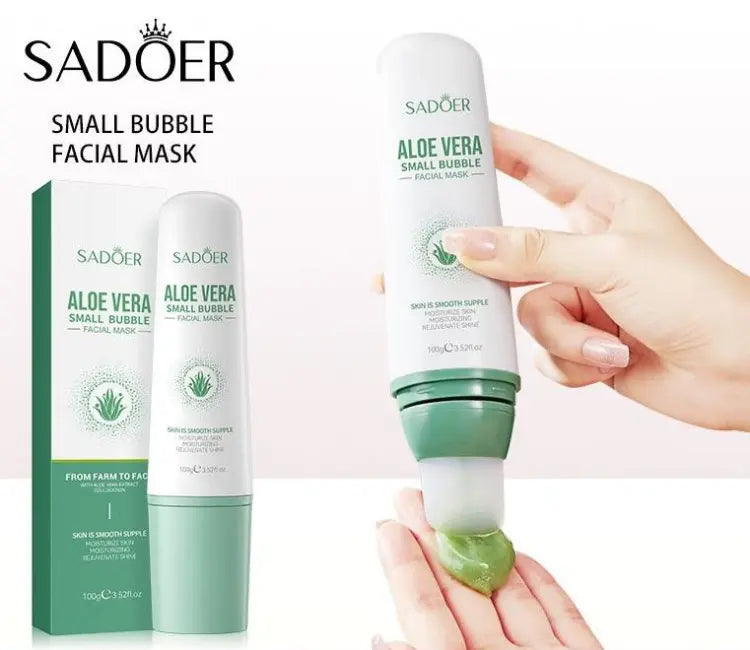 Sadoer Aloe Vera Bubble Mask Deep Cleansing & Blackheads Remover Face Mask Sadoer