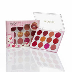 Hudamoji Matte Lip Palette - 12 Colors Hudamoji