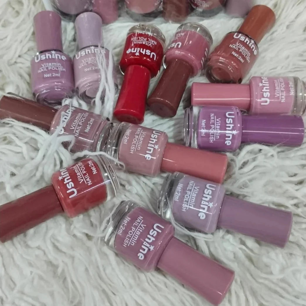 U shine nude nail polish - 12 Pcs U shine