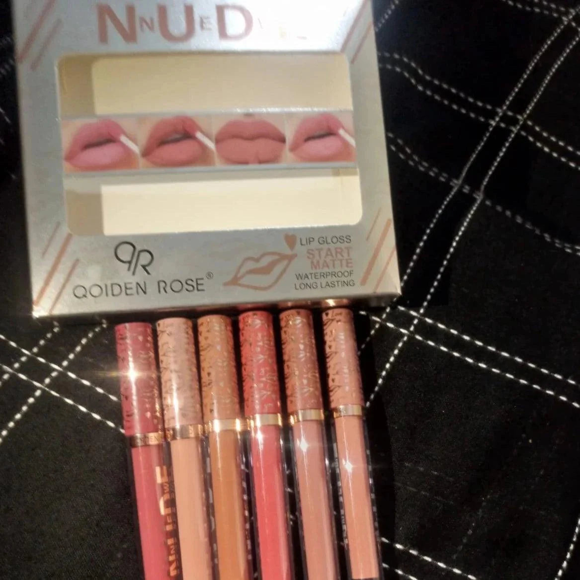 Golden Rose 6 Pcs Lipgloss Set Golden Rose