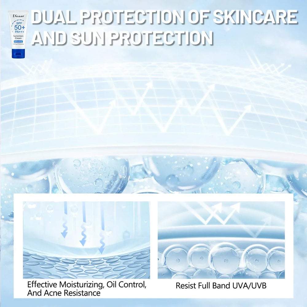 Disaar Salicylic Acid & Rose Extract Sunscreen Cream SPF 50 PA+++ Disaar