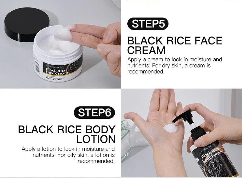 KORMESIC tender brighten skin tone black Rice Face Cream - 120g KORMESIC
