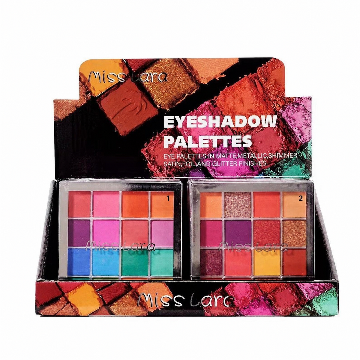 Miss Lara Eyeshadow Palette - 12 Colors Miss Lara
