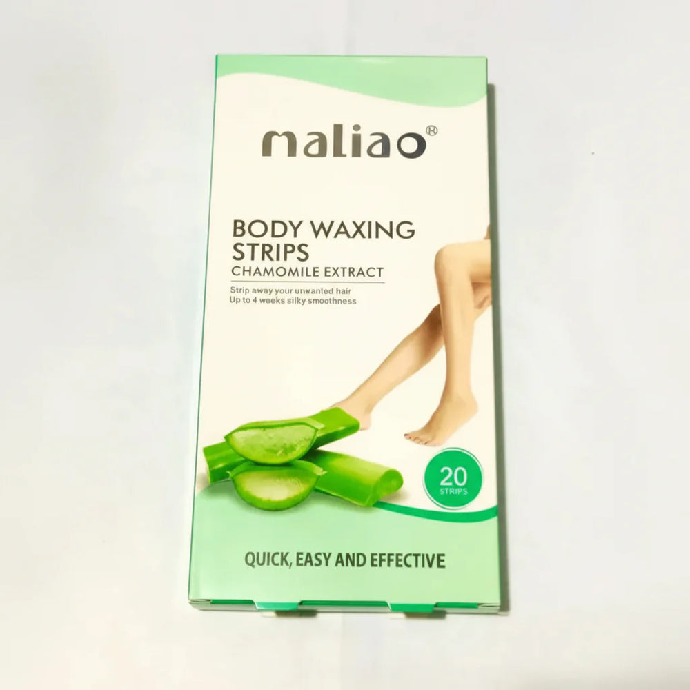 Maliao Wax Strips Extracts Full Body - 10 Strips Maliao