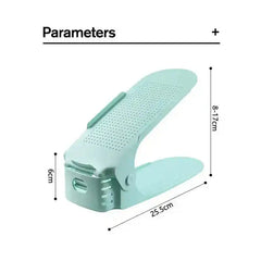 Shoe Organiser Slots - Adjustable Shoe Stacker Holder - Each Cosmia.pk