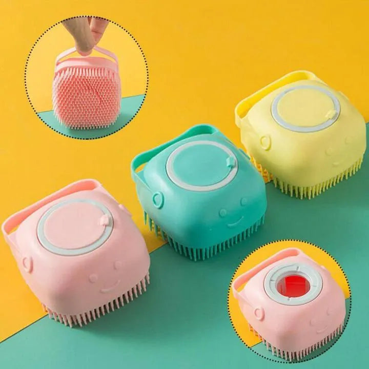 Soft Silicone Bath Brush Body Exfoliator Massage – For Smooth & Cosmia.pk