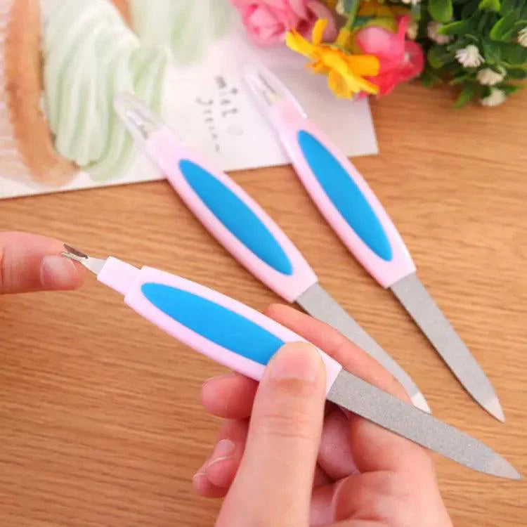 2 In 1 Stainless Steel Nail Filer Cosmia.pk