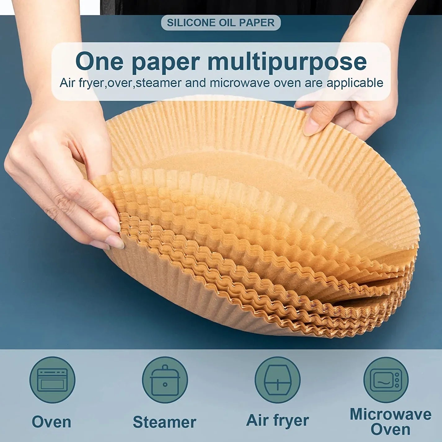 Air Fryer Baking Paper - 50Pcs Cosmia.pk