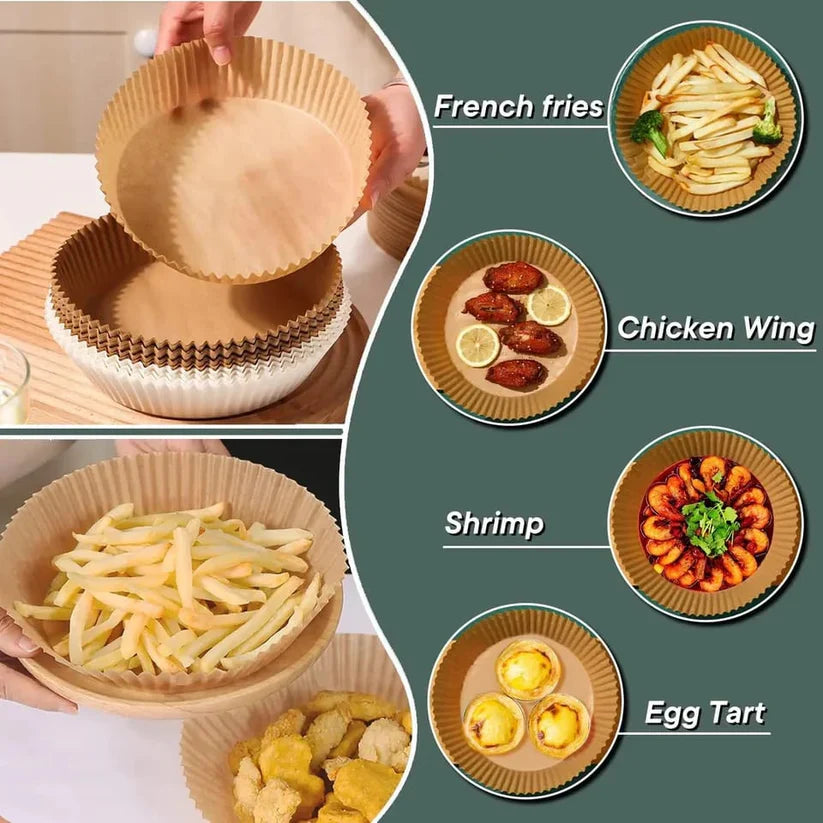 Air Fryer Baking Paper - 50Pcs Cosmia.pk