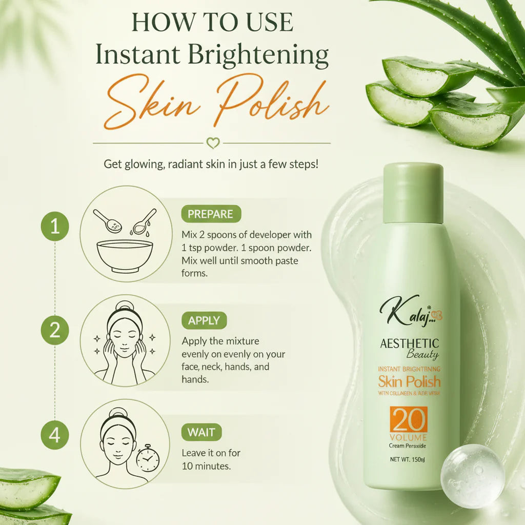 Kalaj Glow in Minutes-Instant Brightening Skin Polish Kalaj