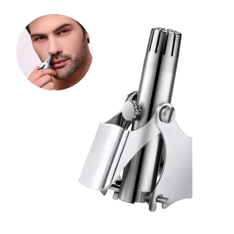 Mini Portable Stainless Steel Manual Nose Hair Trimmer Cosmia.pk