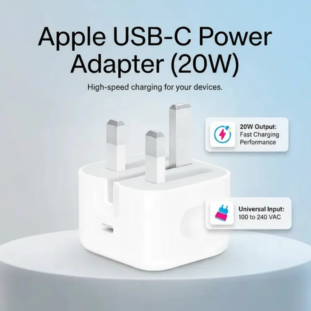 Apple USB-C Power Adapter (20W) Cosmia.pk