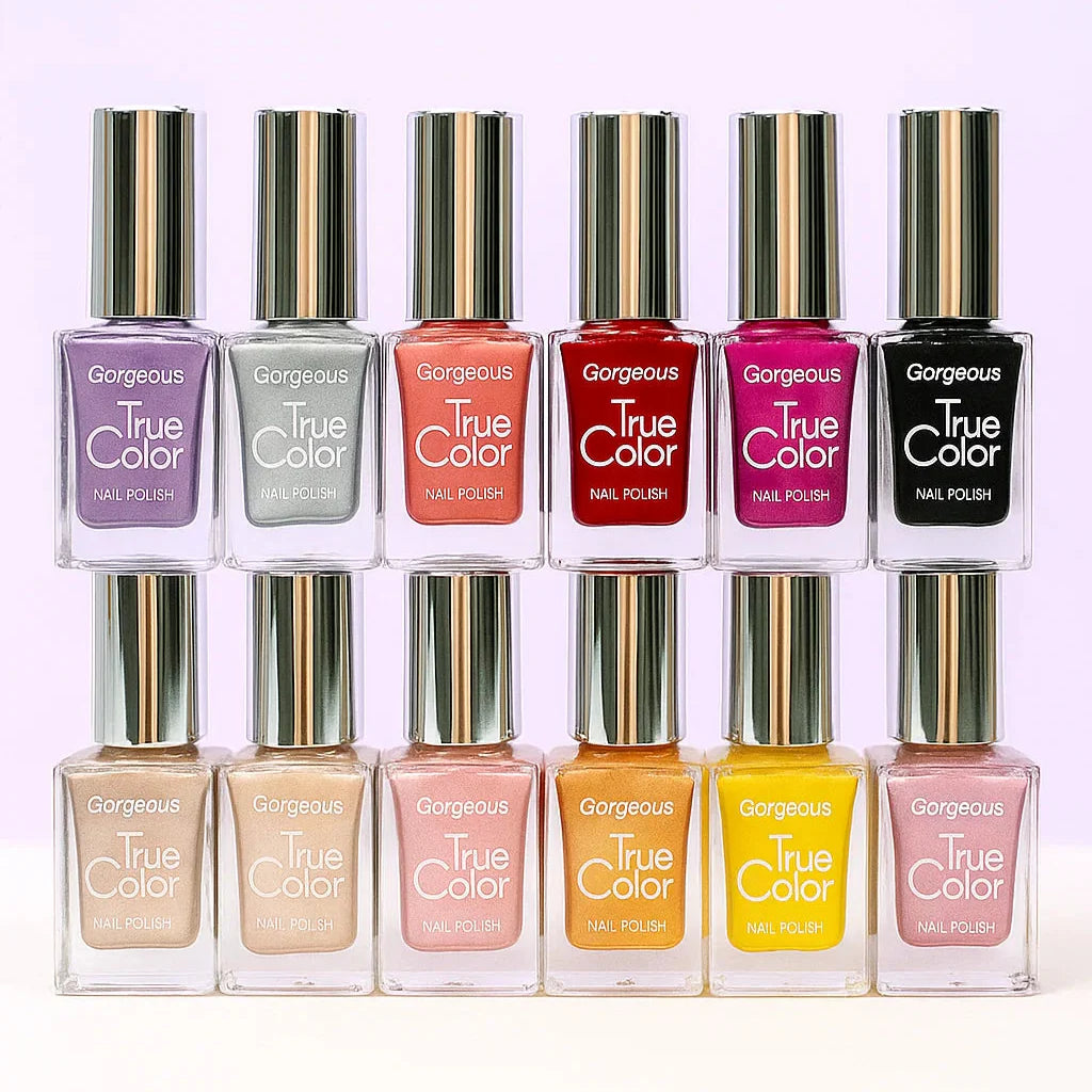 Gorgeous Paris true color permanent nail paint (12 Pcs Set) Gorgeous Paris