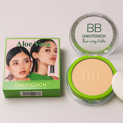 Only Touch 2 in 1 Aleo Vera BB Compact Powder Only Touch