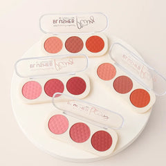 MSYAHO 3-Color Blush Palette MSYAHO