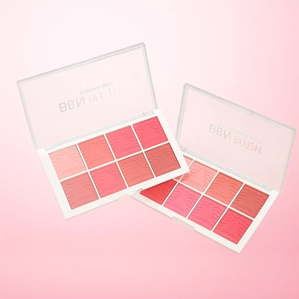 Blusher All-in-One 8-Color Matte Blush Palette Msyaho