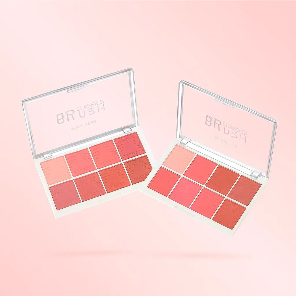 Blusher All-in-One 8-Color Matte Blush Palette Msyaho