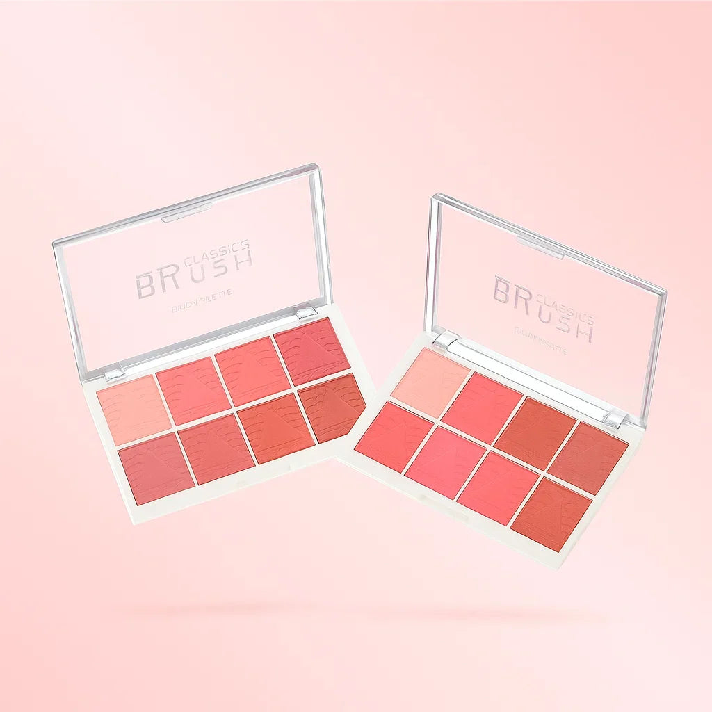 Blusher All-in-One 8-Color Matte Blush Palette Msyaho