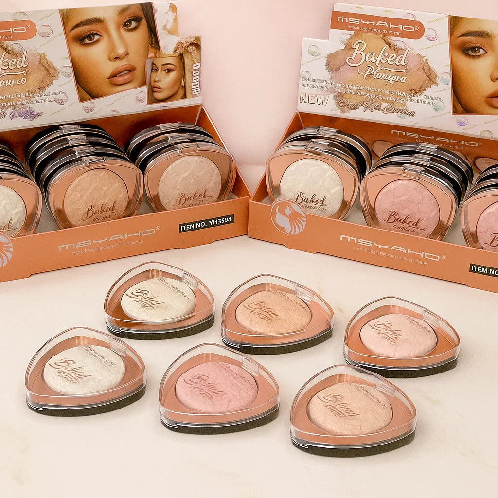 MSYAHO 6 Pcs Baked Highlighter Set MSYAHO