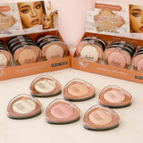 MSYAHO 6 Pcs Baked Highlighter Set