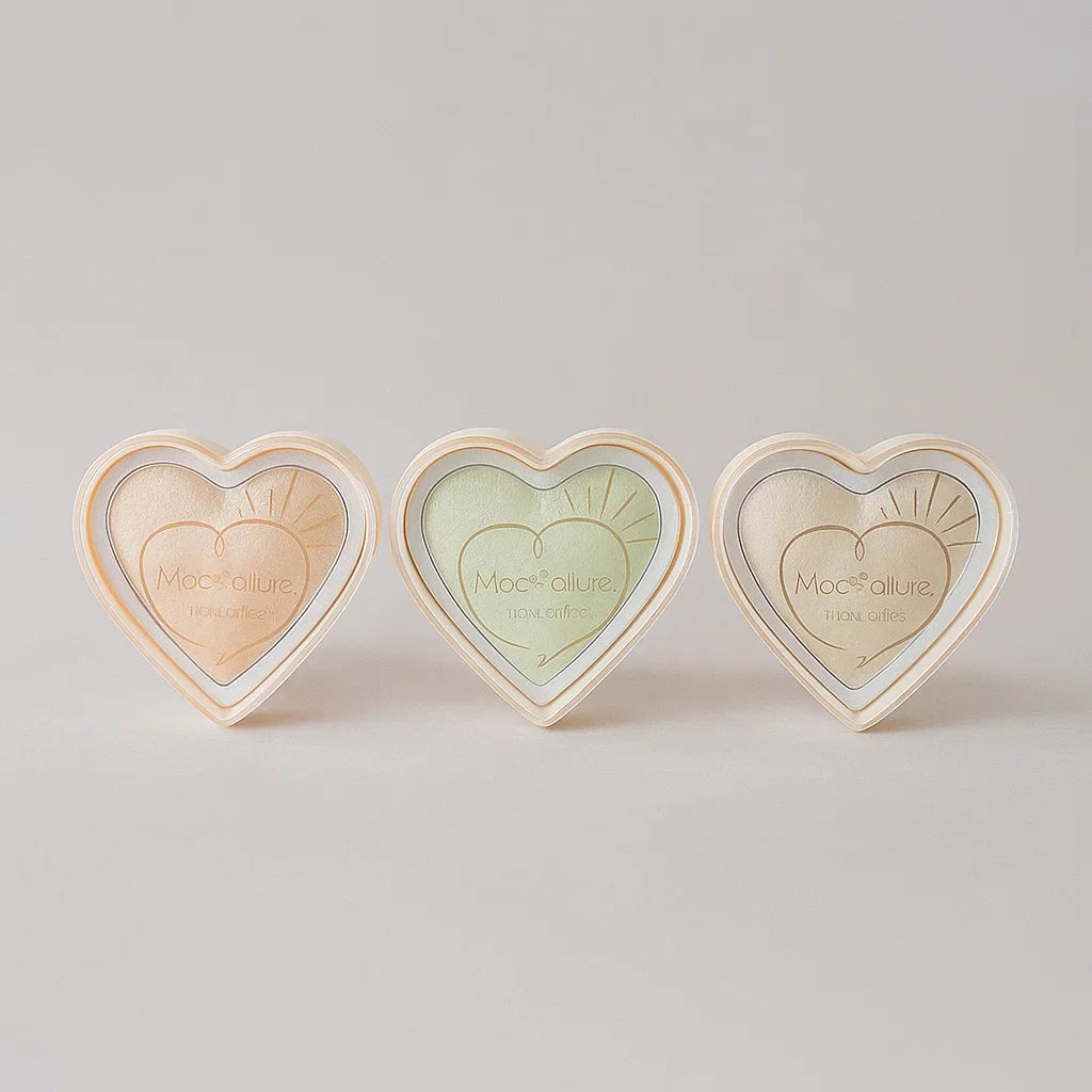 Heart Shaped Makeup Blushing Highlighter Mocallure