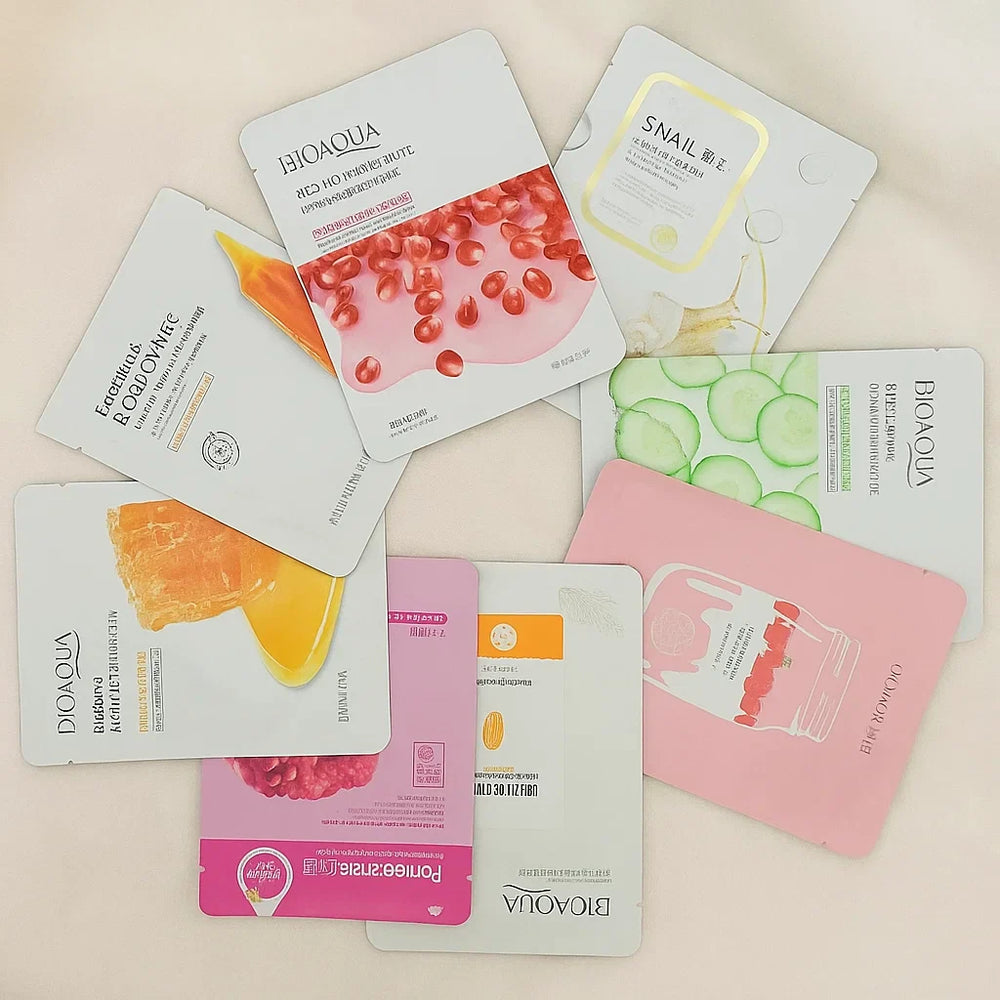 Moisturizing Face Sheet Masks - 10pcs Bioaqua
