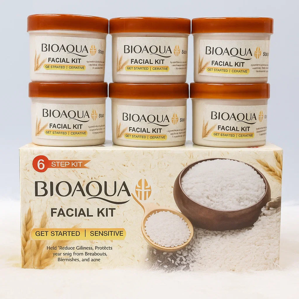 Bioaqua Whitening Rice Facial Kit – 6-Step Facial Set Bioaqua
