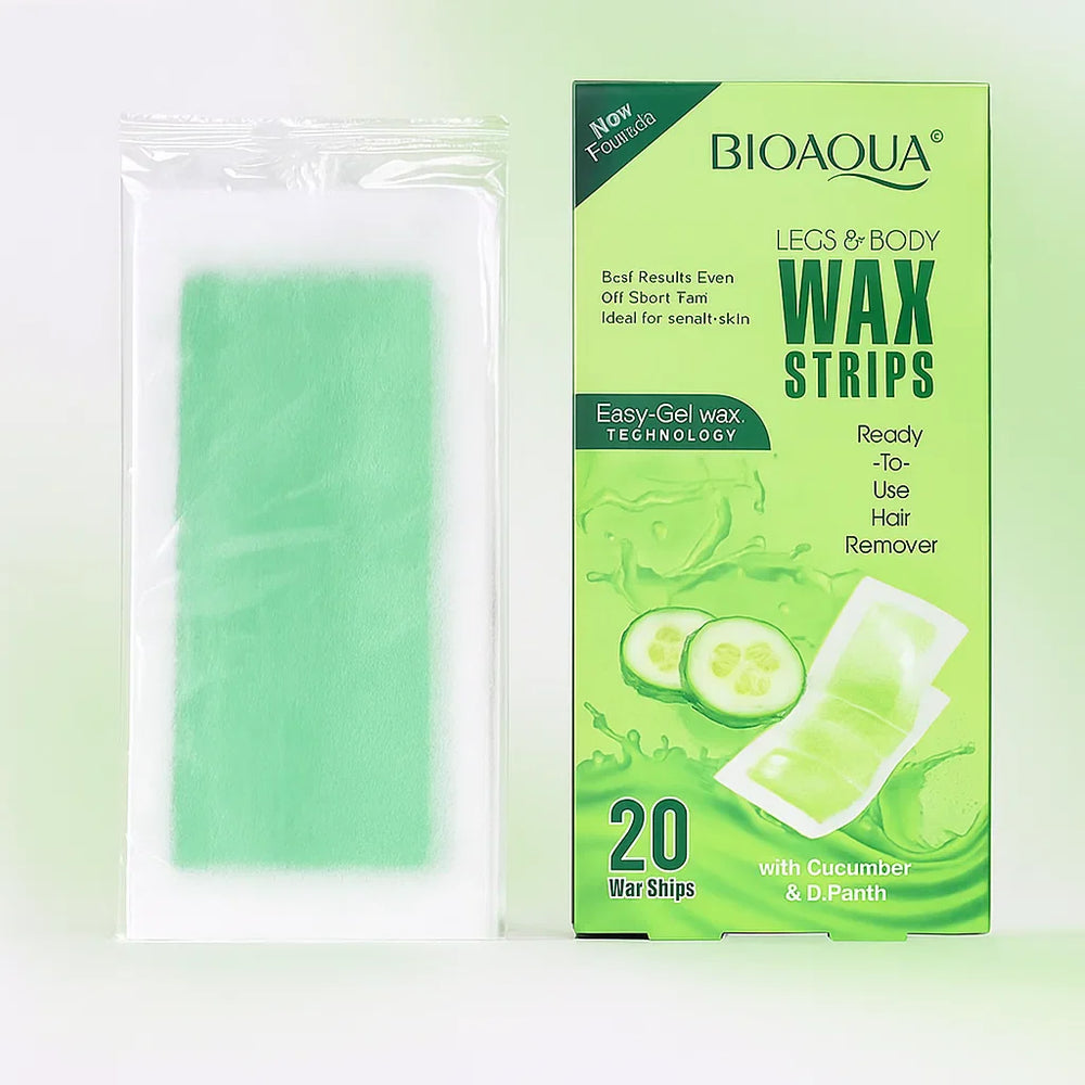 Bioaqua Body Wax Strips Dry (20 Pieces) Bioaqua