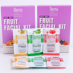 Derma Shine Fruit Facial Kit Sachet - 6 Packs Derma Shine