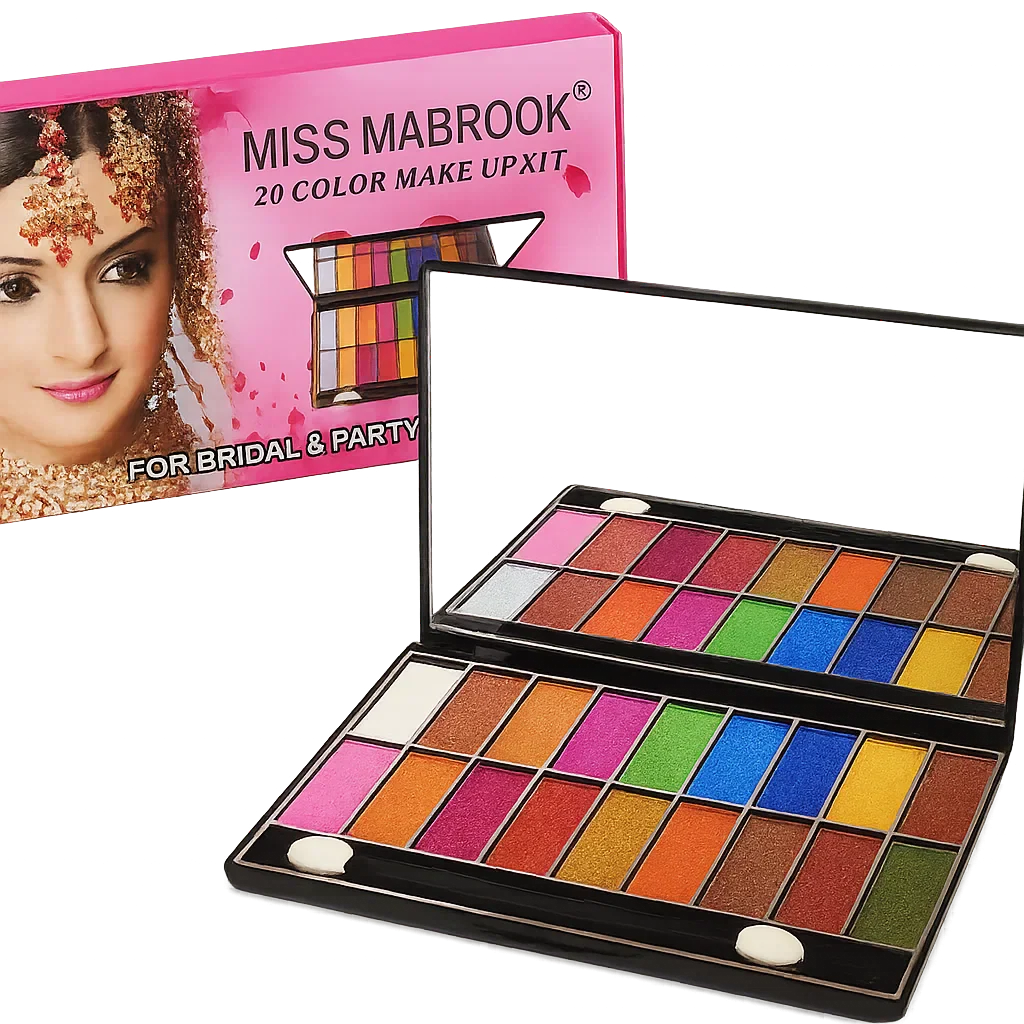 Miss Mababrook 20 Color Glitter Eyeshadow Palette Miss Mabrook