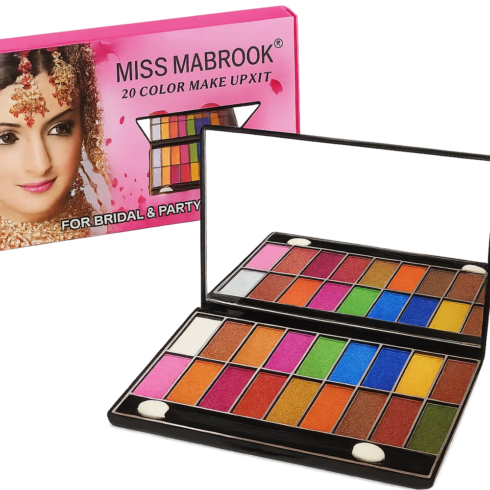 Miss Mababrook 20 Color Glitter Eyeshadow Palette Miss Mabrook