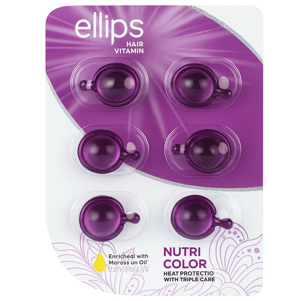 Ellips Nutri Color Hair Vitamin Capsules - 6 Pcs Ellips