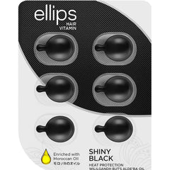 Ellips Shiny Black Hair Vitamin Capsules - 6 Pcs Ellips