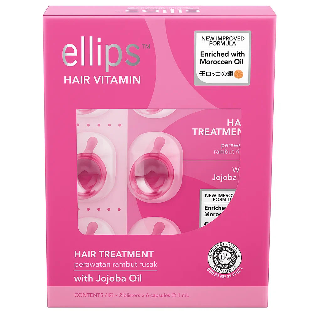 ELLIPS Hair Vitamin Treatment Serum For Damaged Hair - 6 Pcs Ellips