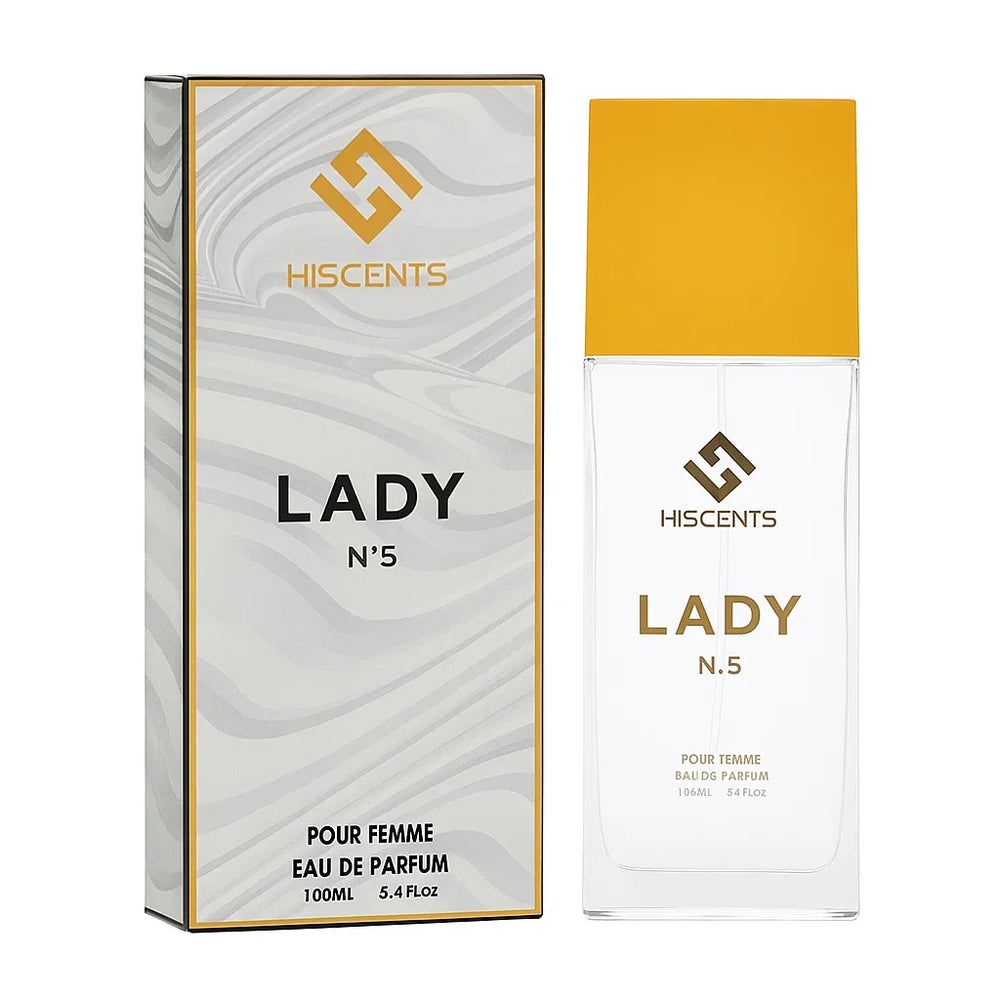 Hiscents Pour Femme Lady N 5 Perfume – 100ml Hiscents