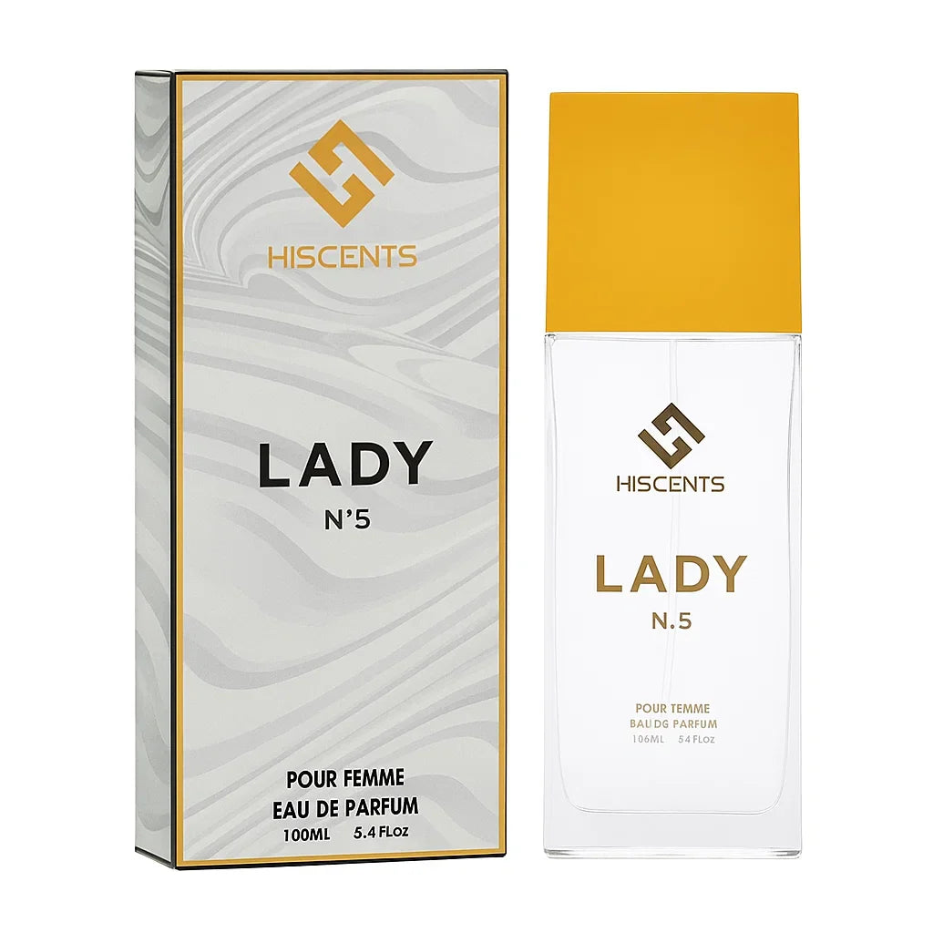 Hiscents Pour Femme Lady N 5 Perfume – 100ml Hiscents